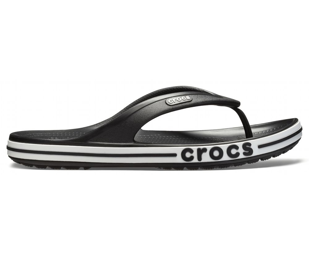 Crocs Bayaband Flip Sandaler Dame Sort | 387-ZEAVOM