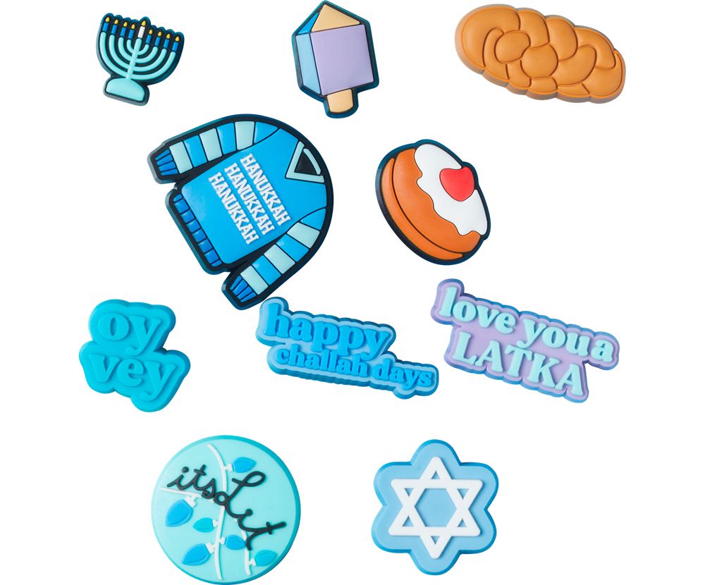 Crocs Hanukkah 10 Pack Jibbitz Dame Flerfarvede | 160-YOPFTZ