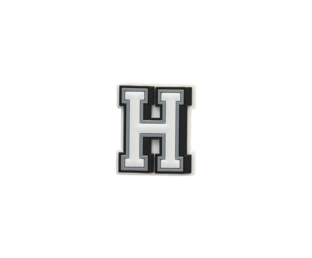 Crocs Letter H Jibbitz Dame Hvide | 407-CUKMEL