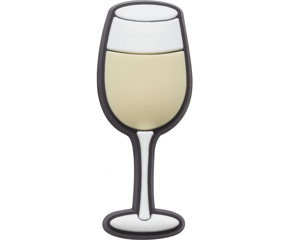 Crocs White Wine Jibbitz Dame Hvide | 065-IUGEXB