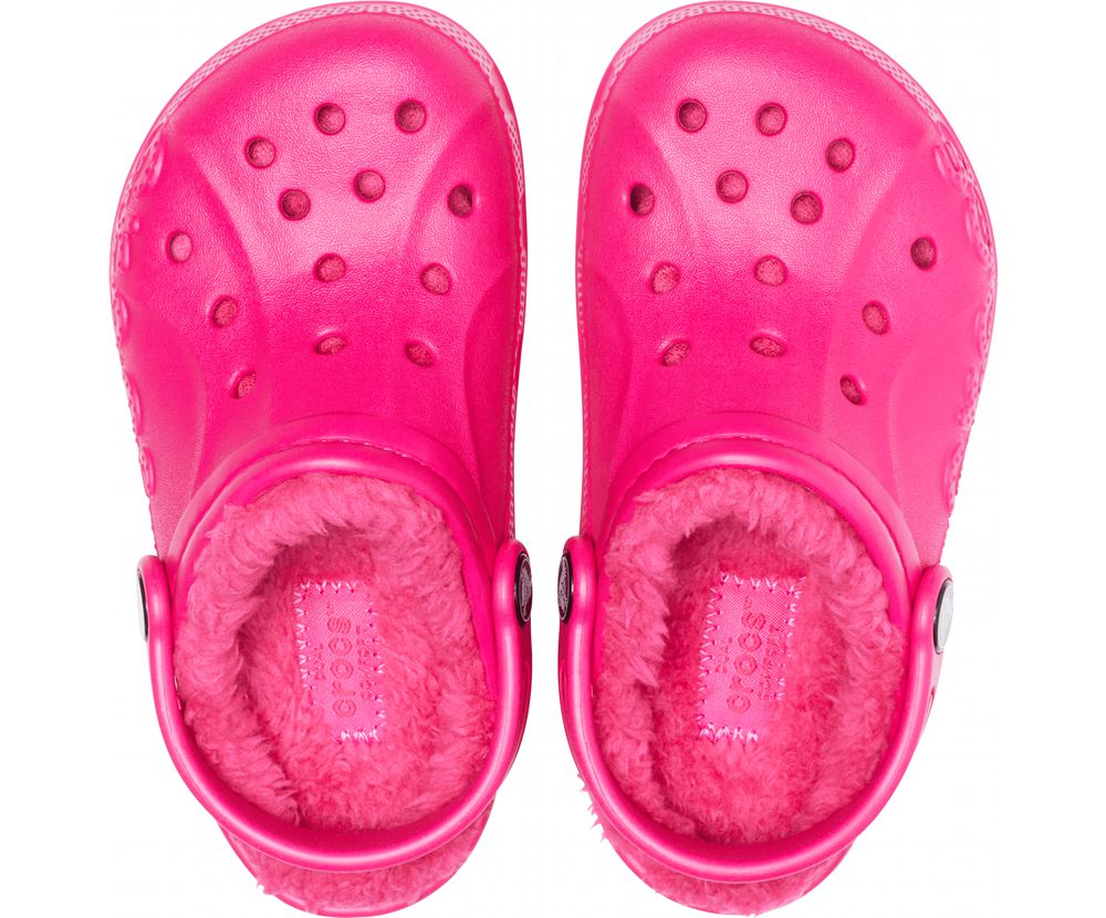 Crocs Baya Forede Tøfler Pige Lyserød | 439-RPQBAT