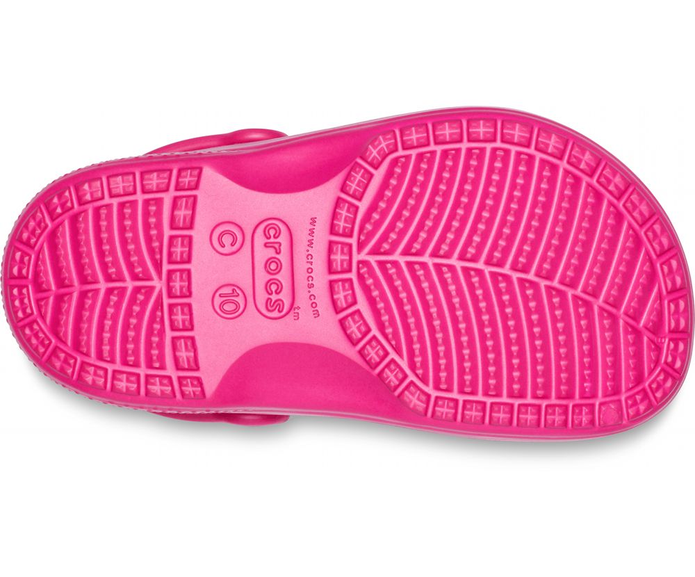 Crocs Baya Forede Tøfler Pige Lyserød | 439-RPQBAT
