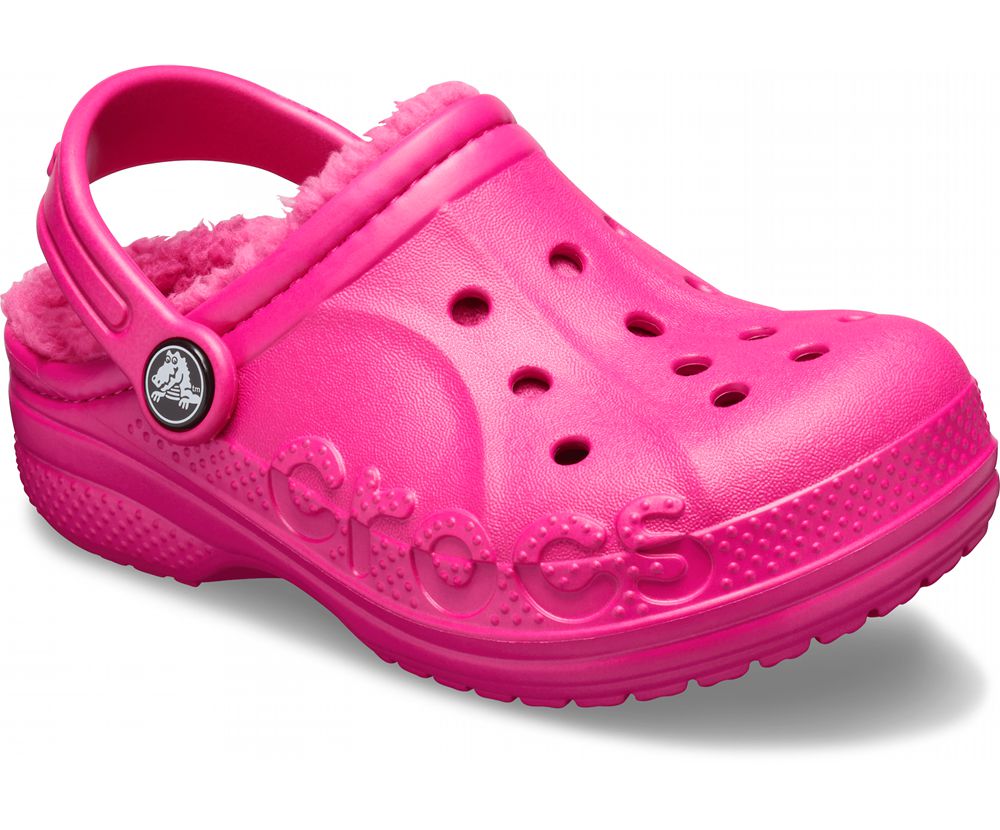 Crocs Baya Forede Tøfler Pige Lyserød | 439-RPQBAT