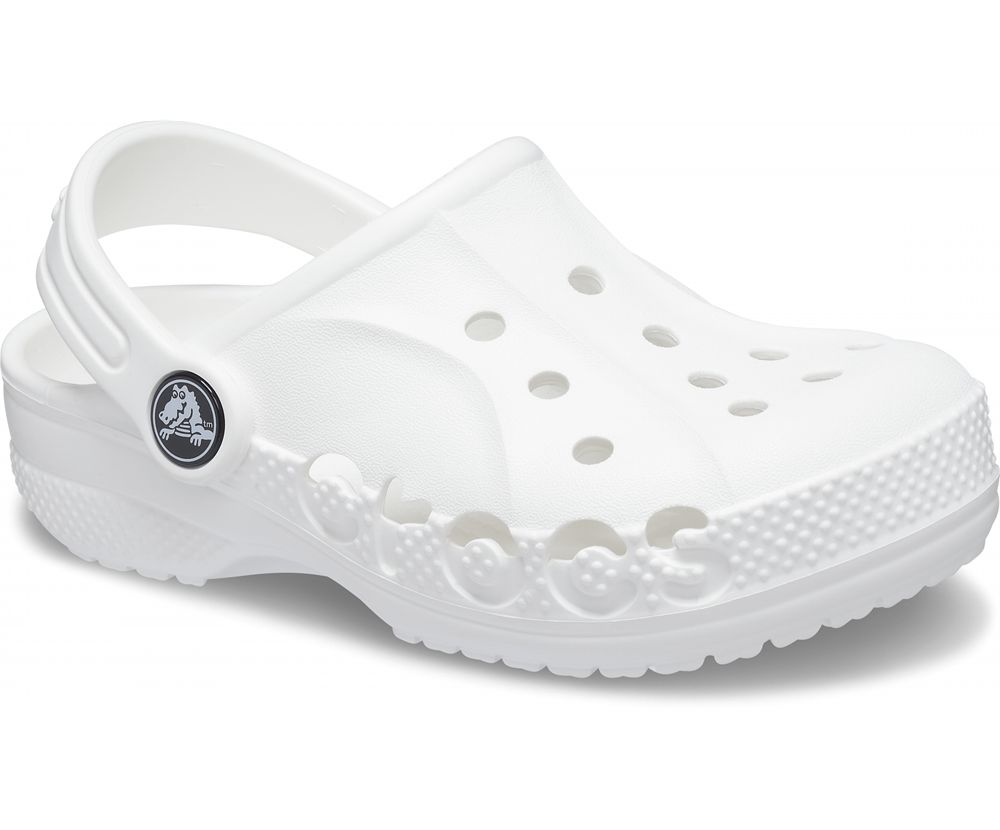 Crocs Baya Træsko Drenge Hvide | 370-CLBHEI