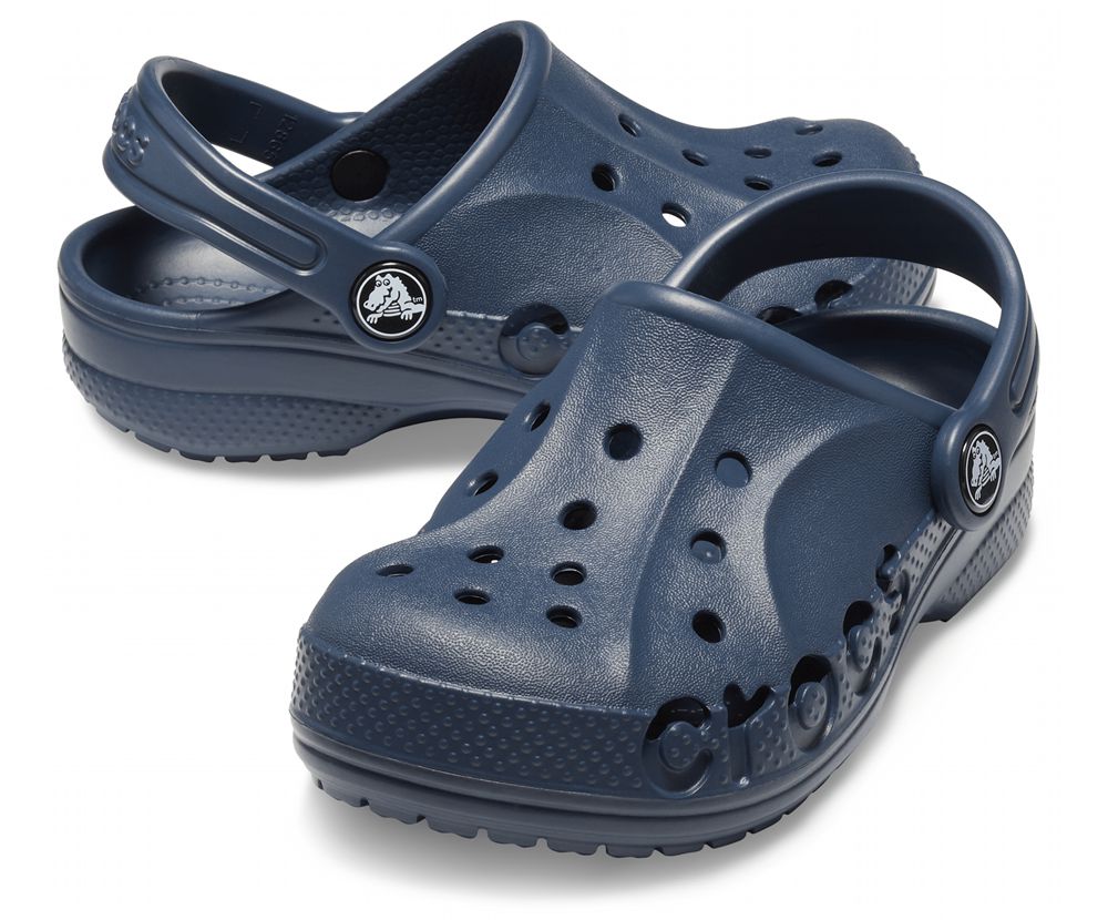 Crocs Baya Træsko Drenge Mørkeblå | 694-RITFGK