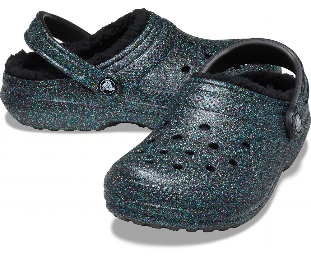Crocs Classic Glitter Forede Træsko Dame Flerfarvede | 864-RFZQNJ