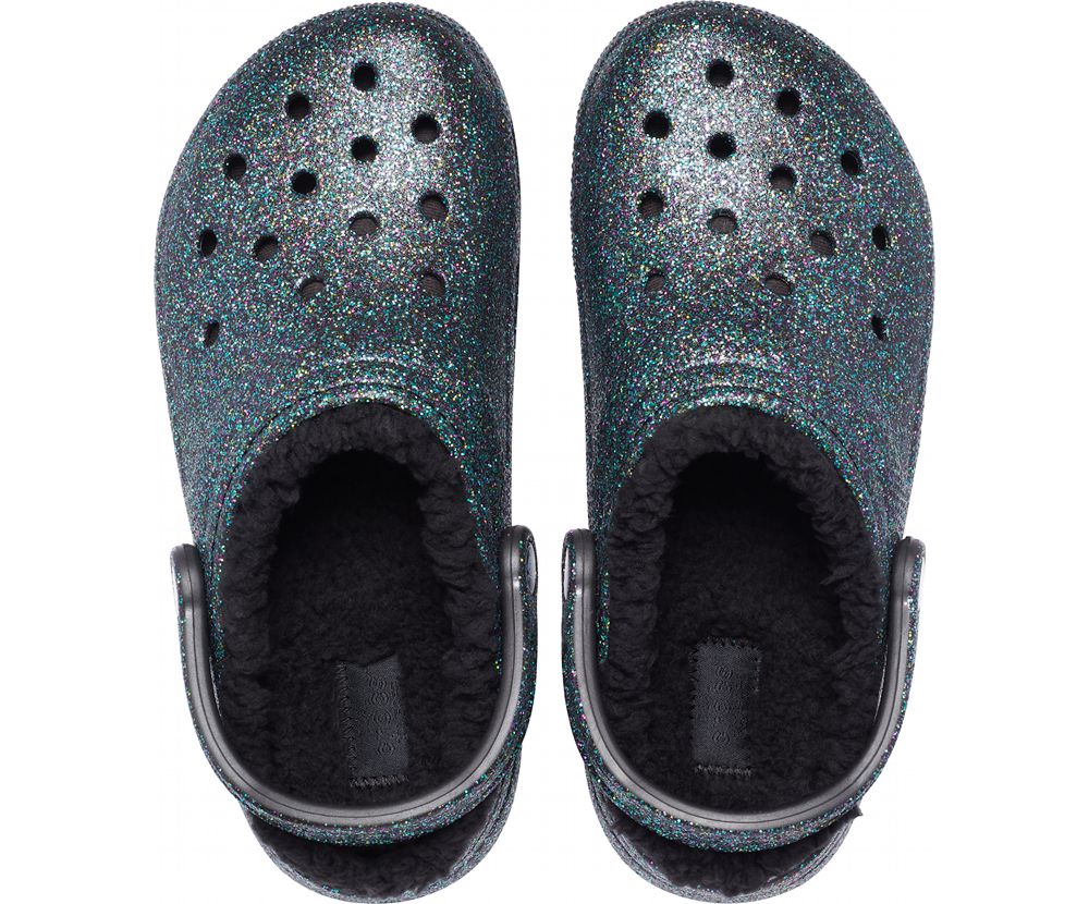 Crocs Classic Glitter Forede Træsko Dame Flerfarvede | 864-RFZQNJ