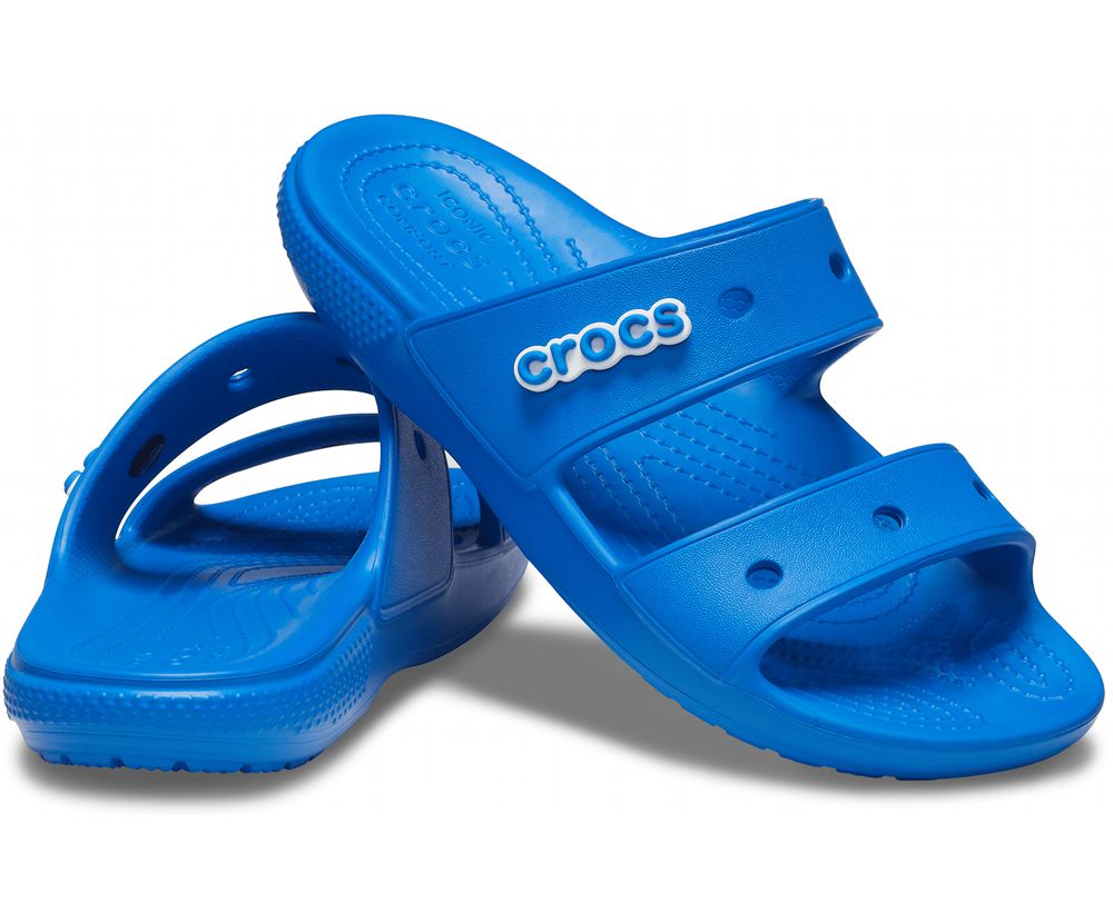 Crocs Classic Sandaler Herre Blå | 392-CLGVXZ