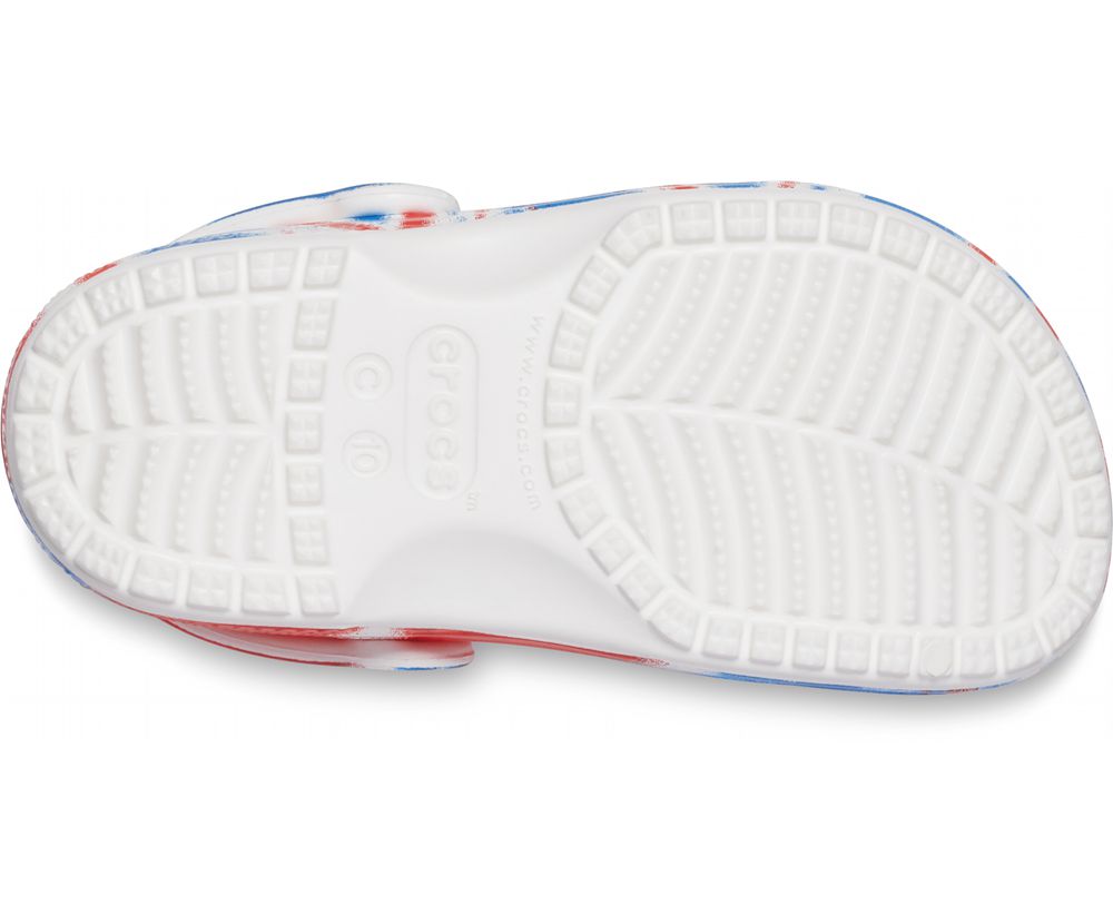 Crocs Classic Tie-Dye Graphic Træsko Drenge Flerfarvede | 710-BDPHGO