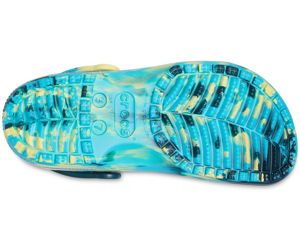 Crocs Classic Translucent Marbled Træsko Dame Grå | 092-GVBUNF