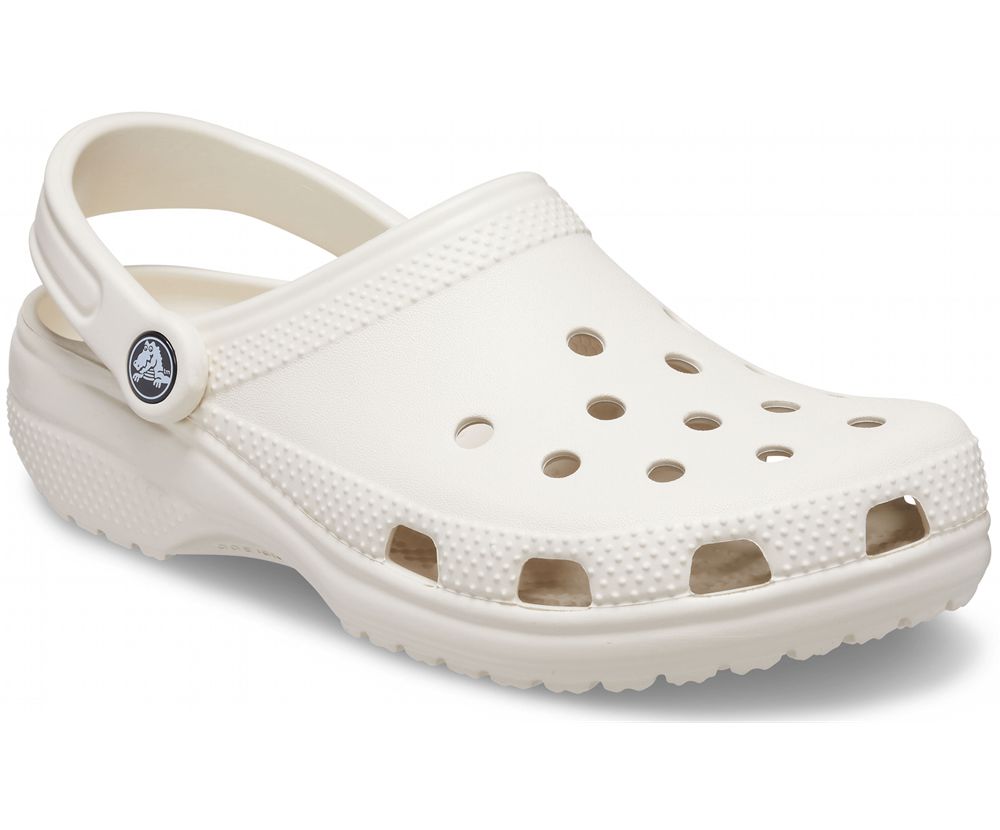 Crocs Classic Træsko Dame Hvide | 726-CFRWBA