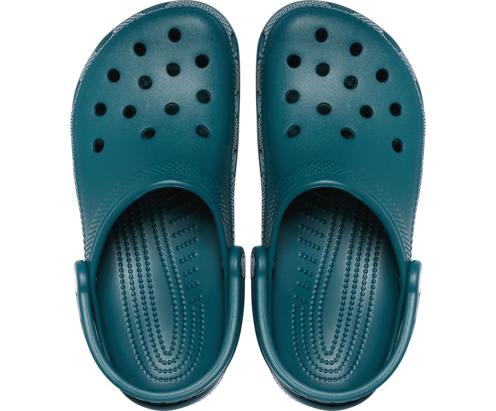 Crocs Classic Træsko Dame Turkis | 470-HLUKOB