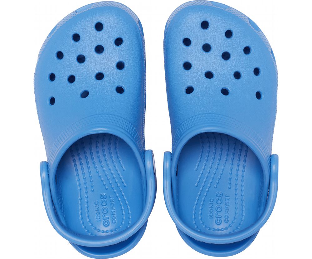Crocs Classic Træsko Pige Blå | 521-WYHGST
