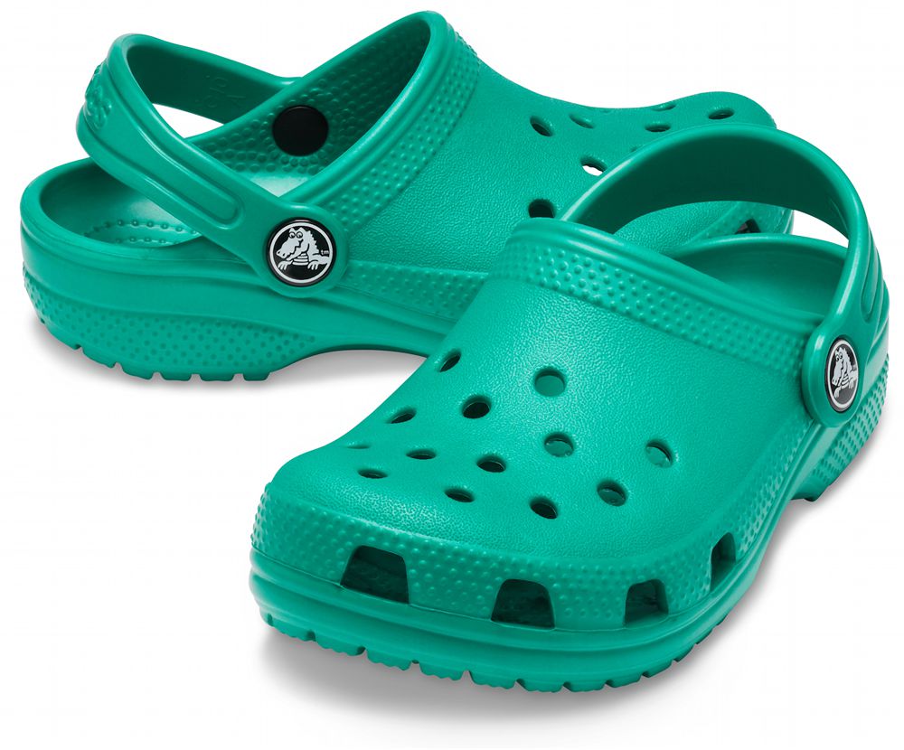 Crocs Classic Træsko Pige Grøn | 519-IBUTMO