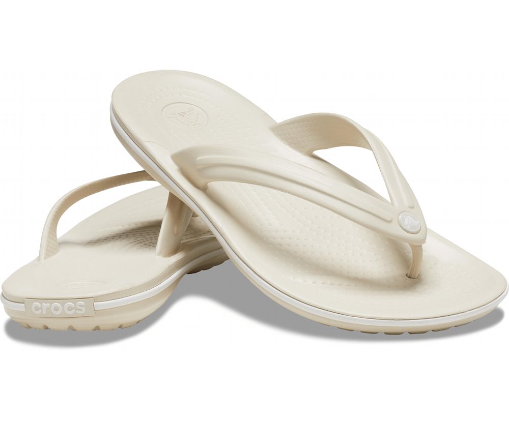 Crocs Crocband™ Klipklapper Herre Beige | 923-FTCIYV
