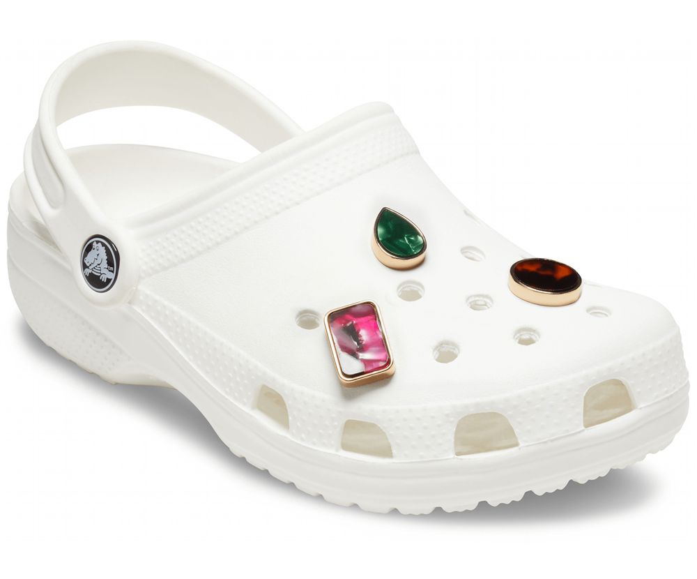 Crocs Elevated Gem 3-Pack Jibbitz Dame Flerfarvede | 169-HFKVTJ
