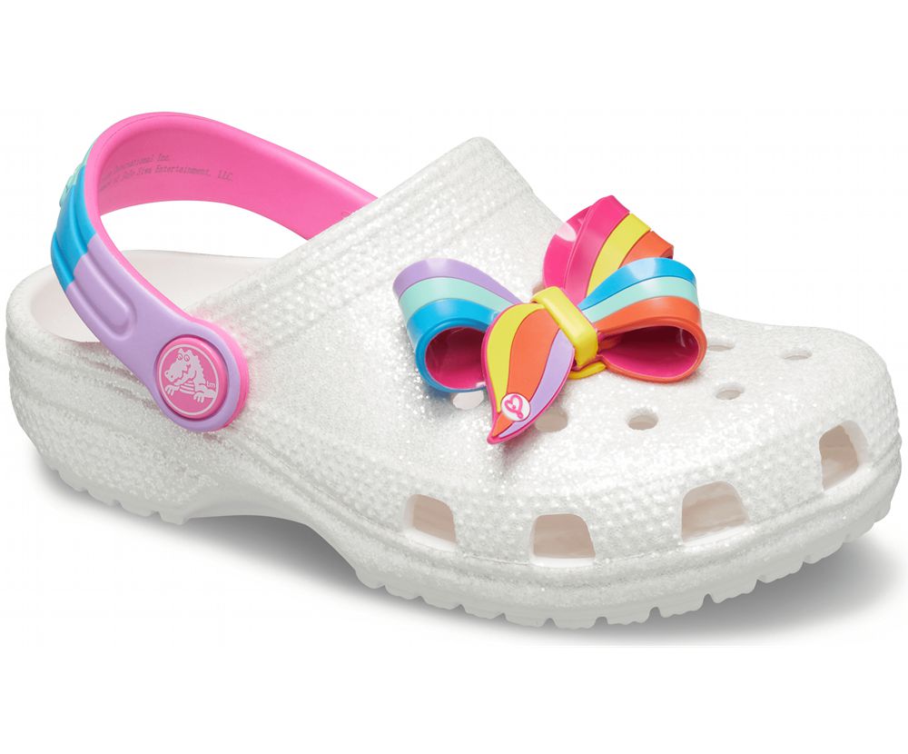 Crocs Fun Lab Jojo Siwa Træsko Pige Hvide | 024-LBIHNZ