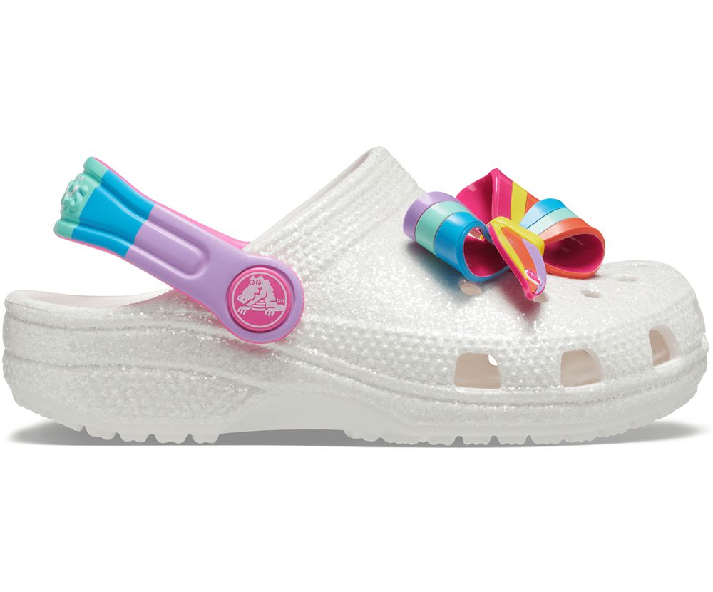Crocs Fun Lab Jojo Siwa Træsko Pige Hvide | 024-LBIHNZ