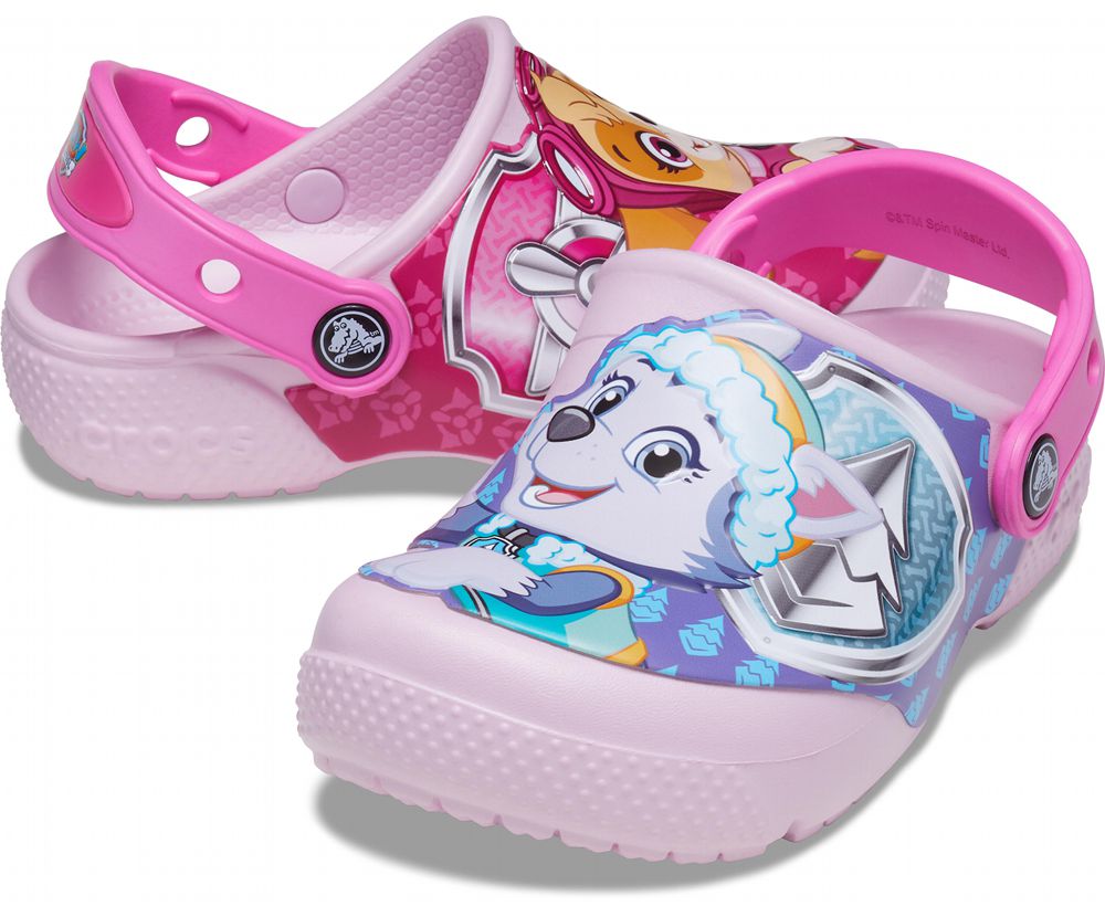 Crocs Fun Lab Paw Patrol™ Patch Træsko Pige Lyserød | 964-WQVLYA