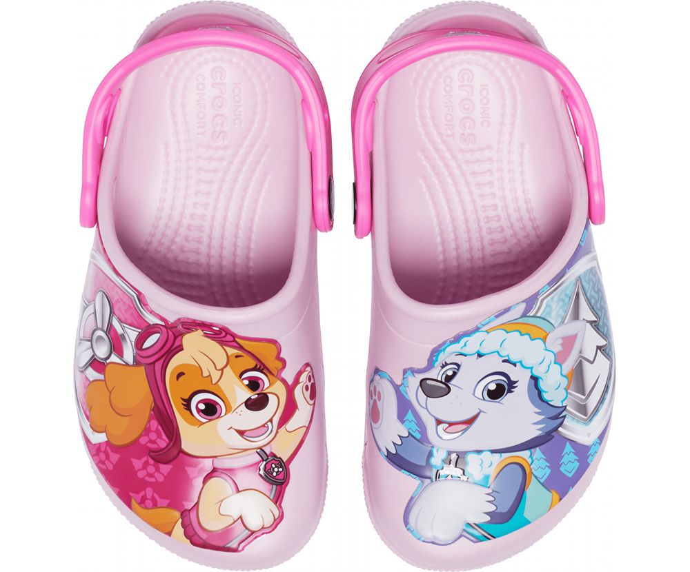 Crocs Fun Lab Paw Patrol™ Patch Træsko Pige Lyserød | 964-WQVLYA