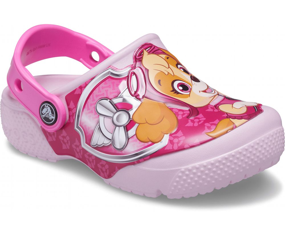 Crocs Fun Lab Paw Patrol™ Patch Træsko Pige Lyserød | 964-WQVLYA