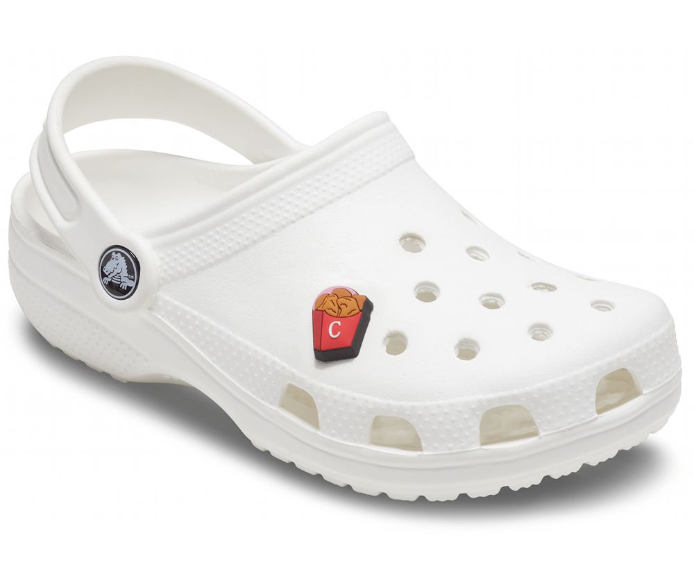 Crocs Nuggets Jibbitz Dame Rød | 458-YBOFJS