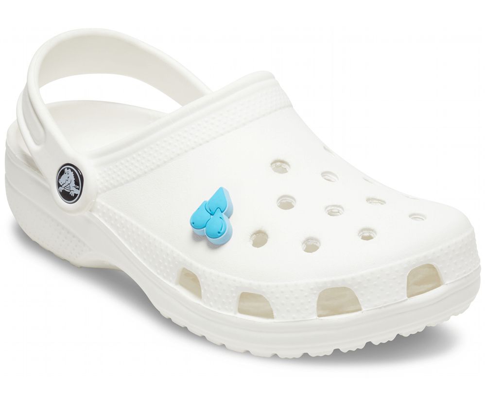 Crocs Raindrop Jibbitz Dame Blå | 572-JLQWER