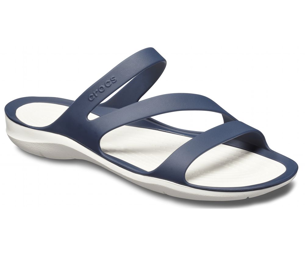Crocs Swiftwater™ Sandaler Dame Mørkeblå | 841-RYGODI