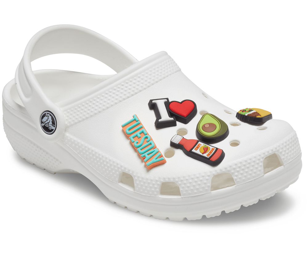 Crocs Taco Tuesday 5 Pack Jibbitz Dame Flerfarvede | 015-GINJKT